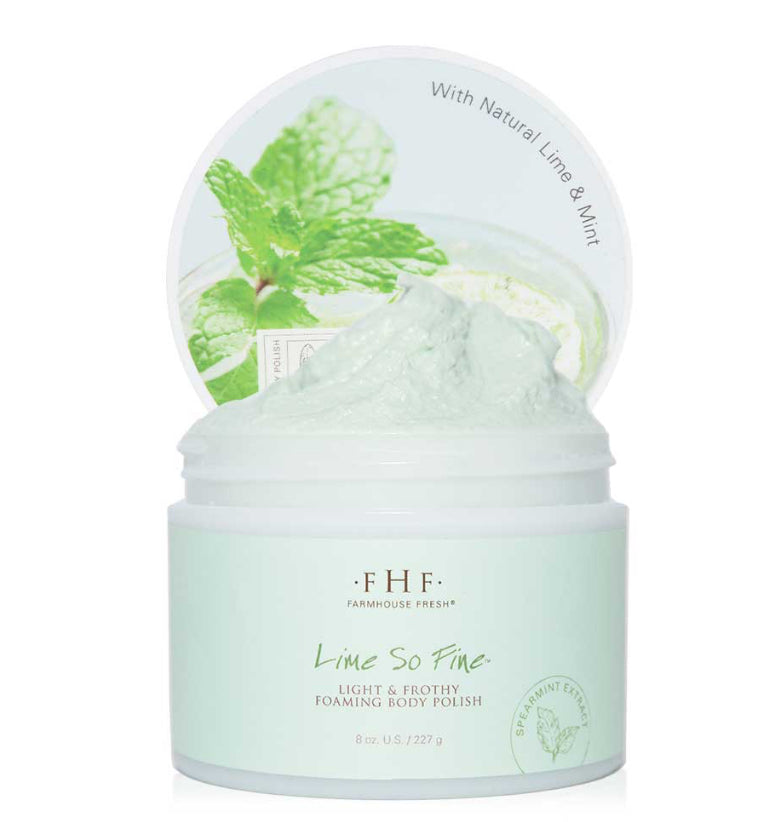 Farmhouse Fresh Lime So Fine® Foaming Body Scrub