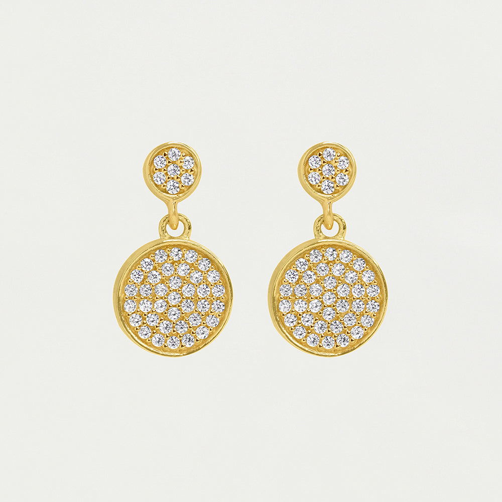 Dean Davdson Petit Pave Droplet Earrings