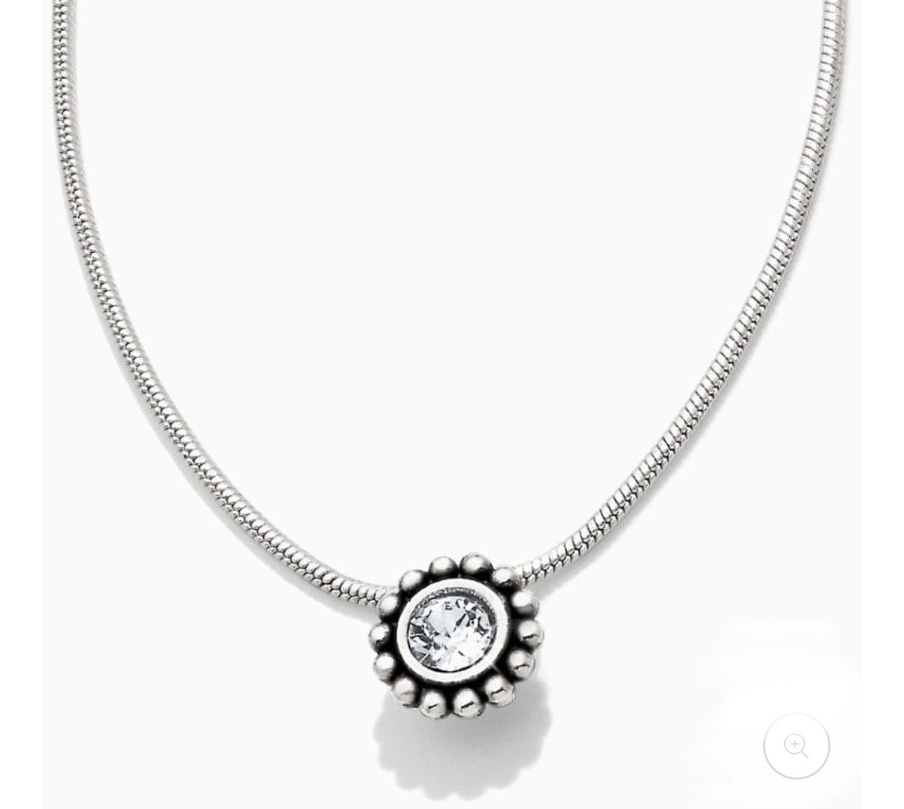 Brighton Twinkle Petite Necklace-Silver