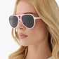 Diff Eyewear “Tosca II” Powder Pink Grey Sunglasses