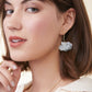 Spartina 449 Corolla Stem Earrings-Pearl