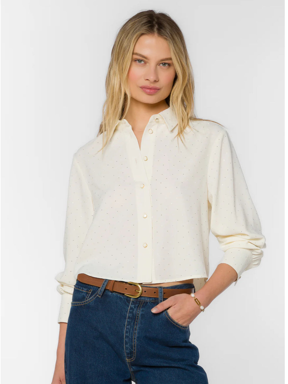 Velvet Heart "Lilith" L/S Top-Vanilla Ice