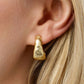 Spartina 449 Tolomato Hoop Earrings-Gold