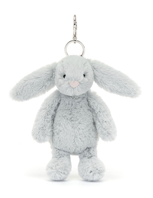 Jellycat Bashful Silver Bunny Bag Charm