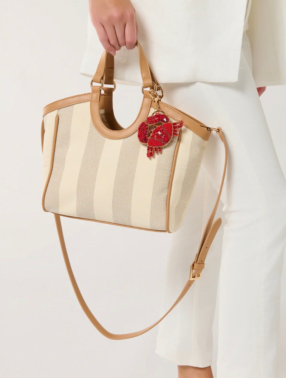 Shiraleah "Crab” Beaded Charm/Key Ring