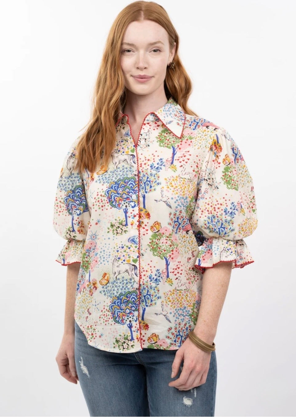 Ivy Jane "Whimsical" Top-Multi