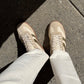 Dolce Vita “Merit” Sneaker-White/Gold Leather