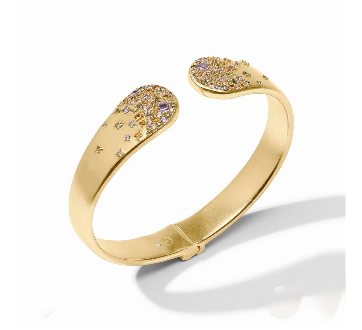 Julie Vos “Stardust” Cuff- Gold/CZ