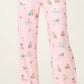 PJ Salvage "Peace & Pawlidays" Dog Print Pant