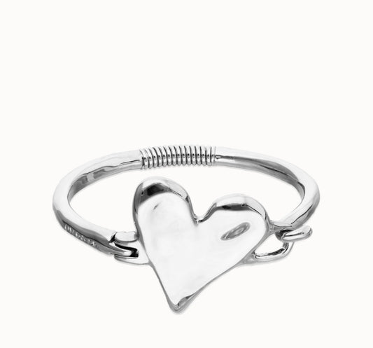 Uno de 50 "Palpito” Hinged Bangle-Silver