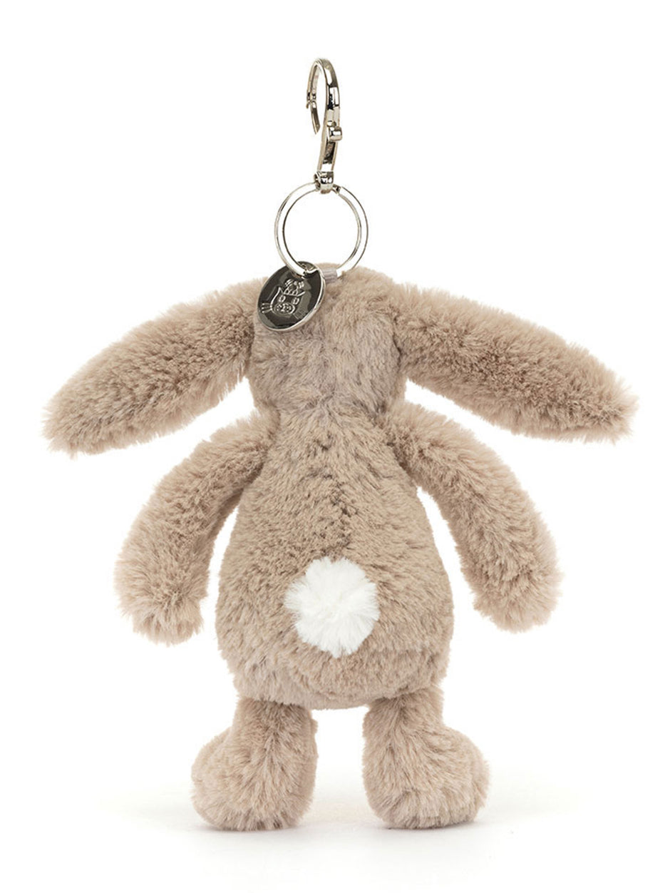 Jellycat Bashful Beige Bunny Bag Charm