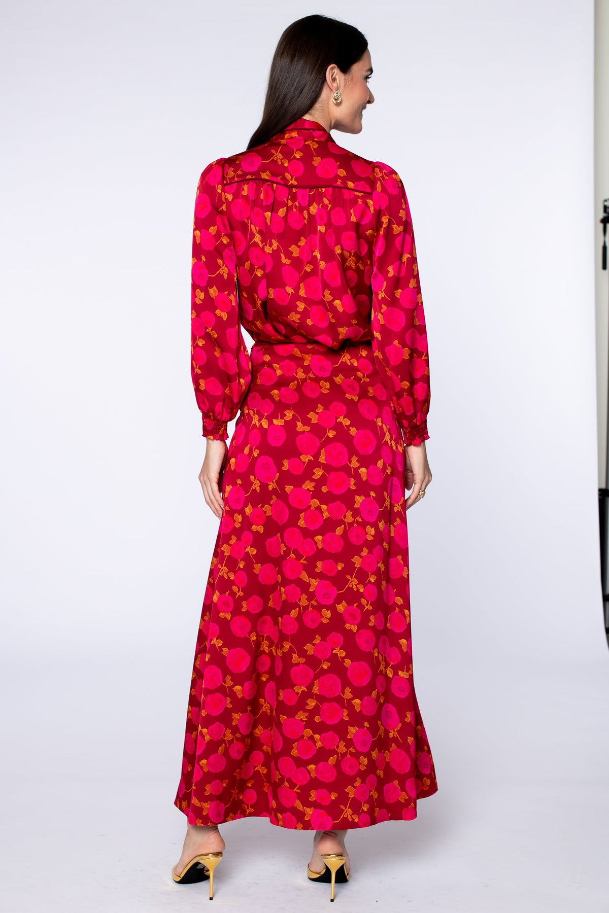 Elizabeth James "Brit" Bow Blouse-Rosebud