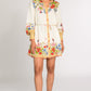 Elizabeth James "Tara" Dress-Butterfly Garden