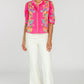 Elizabeth James "Ruthie" Top-Tulip Tapestry Pink Glo