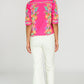 Elizabeth James "Ruthie" Top-Tulip Tapestry Pink Glo