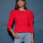 Nation LTD Eloise Top-Red Shoes