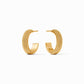 Julie Vos Beaded Eternity Hoop- Gold