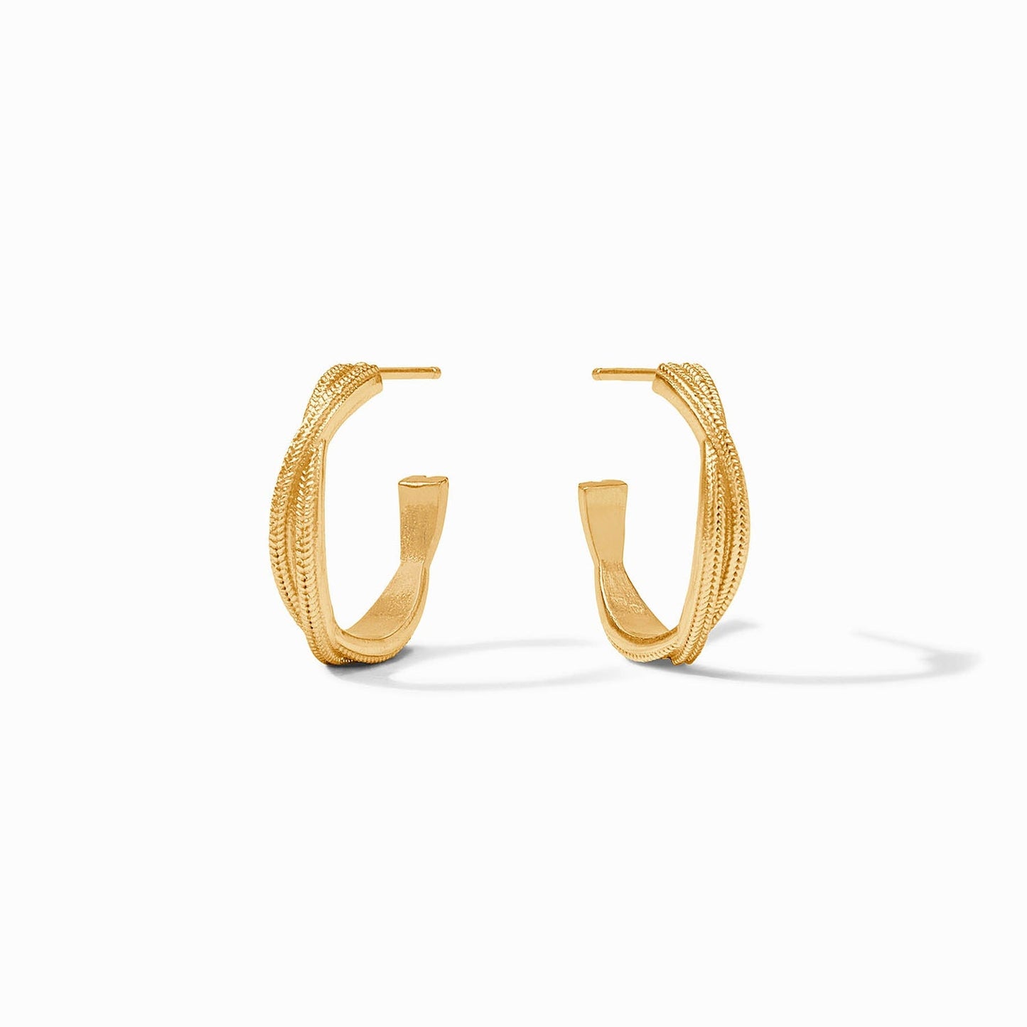 Julie Vos Cheval Twist Hoop- Gold