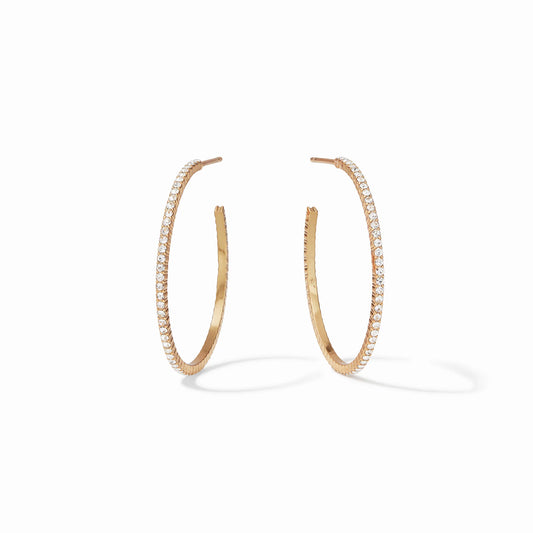 Julie Vos "Windsor Hoop"- Cubic Zirconia Medium