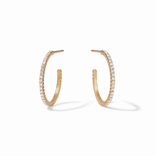 Julie Vos "Windsor Hoop"- Cubic Zirconia Small