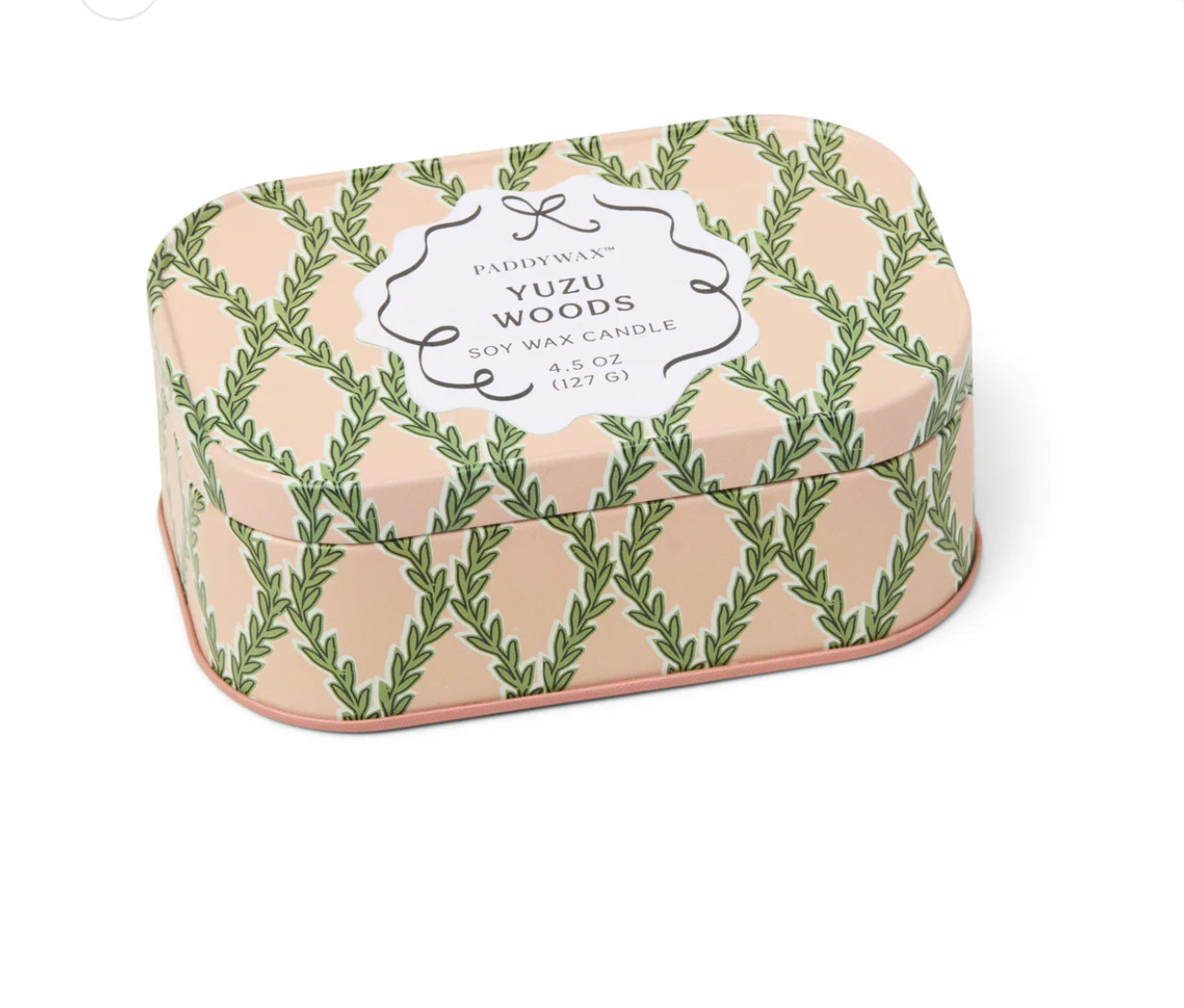 Paddywax Cherie Printed Tin - Yuzu Woods