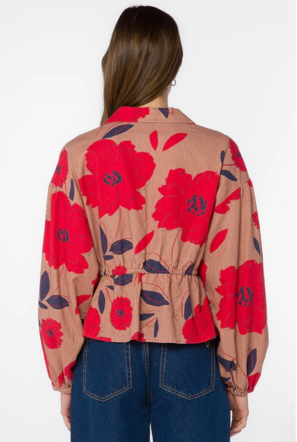 Velvet Heart “Emmalyn” Top - Desert Floral