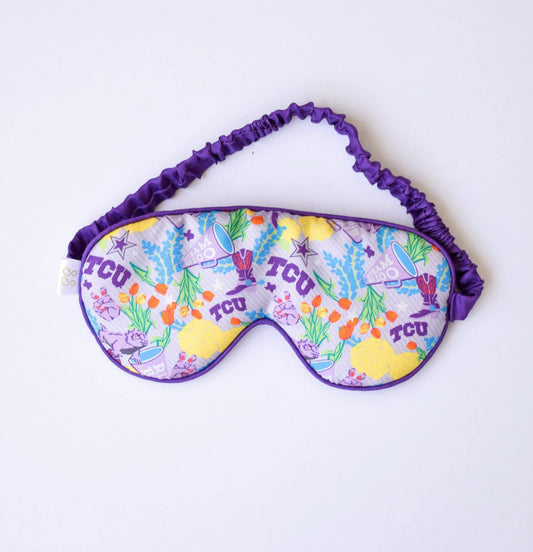 Saturday Silks “TCU” Sleepmask