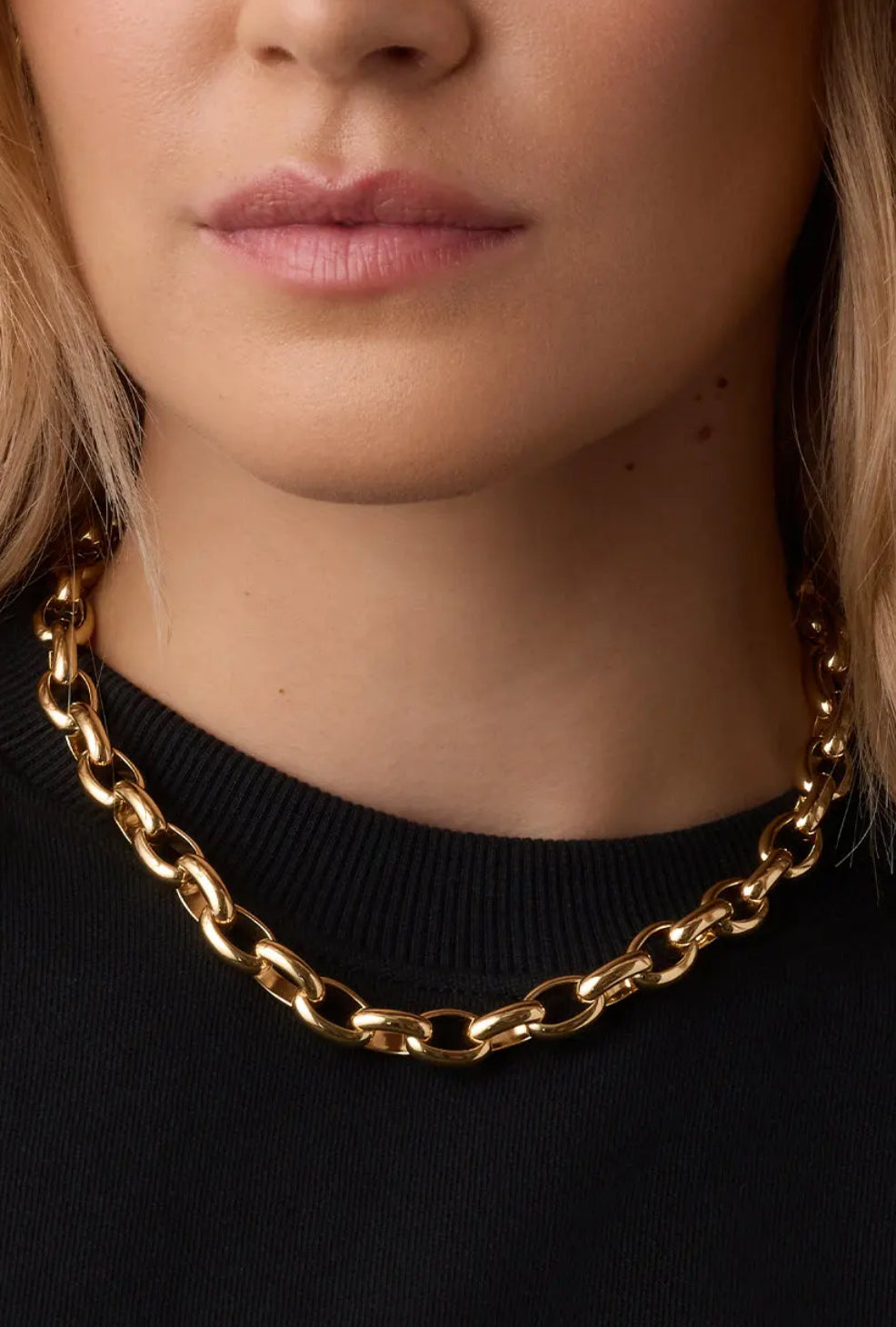 Gorjana Avery Statement Necklace-Gold