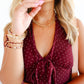 Beaded Blondes "Texas A&M" Charm Necklace-Gold
