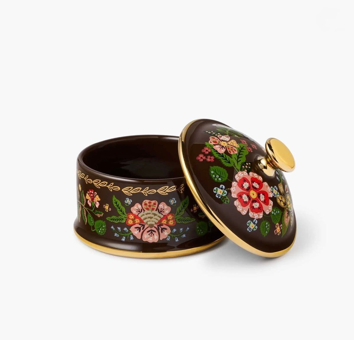 Rifle Paper Co. "Gracie " Round Porcelain Box