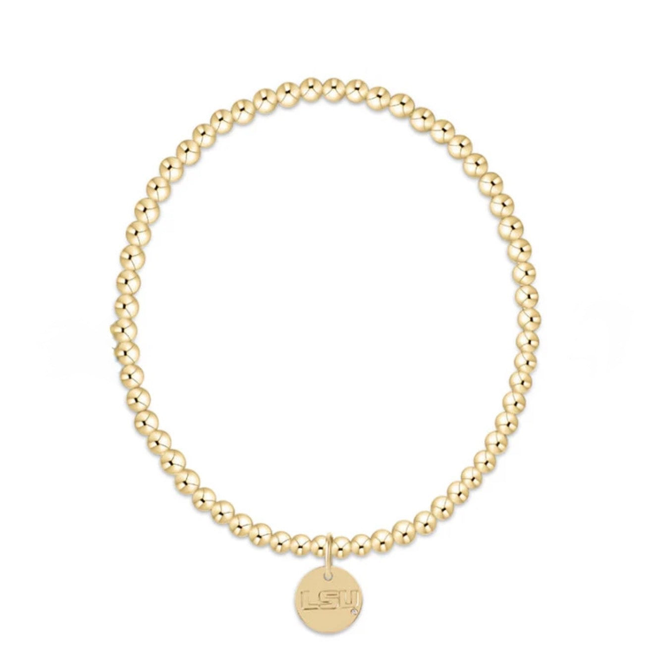 Enewton Ecollegiate Classic Gold 3mm Bracelet - University of Oklahoma Disc