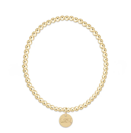 Enewton Ecollegiate Classic Gold 3mm Bracelet - University of Oklahoma Disc