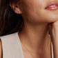 Kendra Scott Candy Cane Stud Earring-Gold Red Green Mix