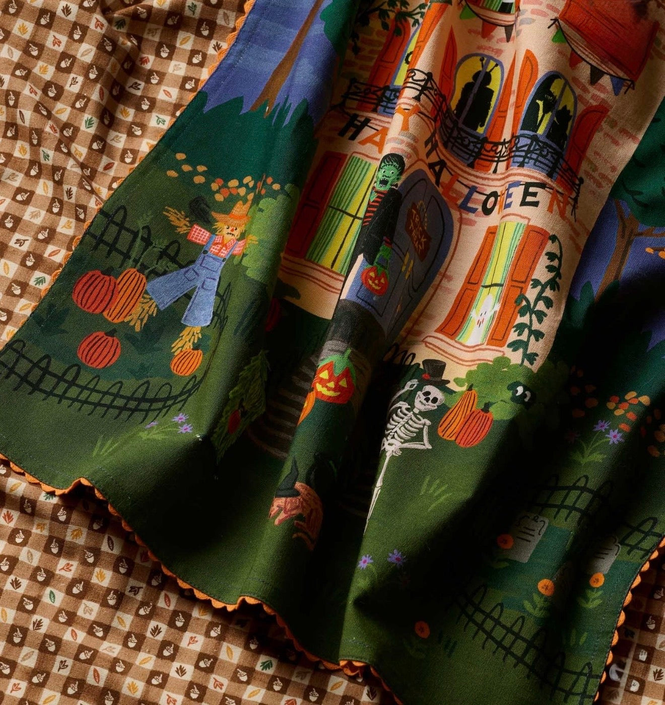 Rifle Paper Co. "Haunted House" Tea Towel