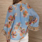 Hale Bob "Aura" L/S Voile Blouse-Blue
