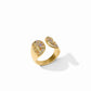 Julie Vos "Stardust" Ring-Gold/CZ