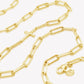 Rizen Chain Breaker Cross Necklace-Gold