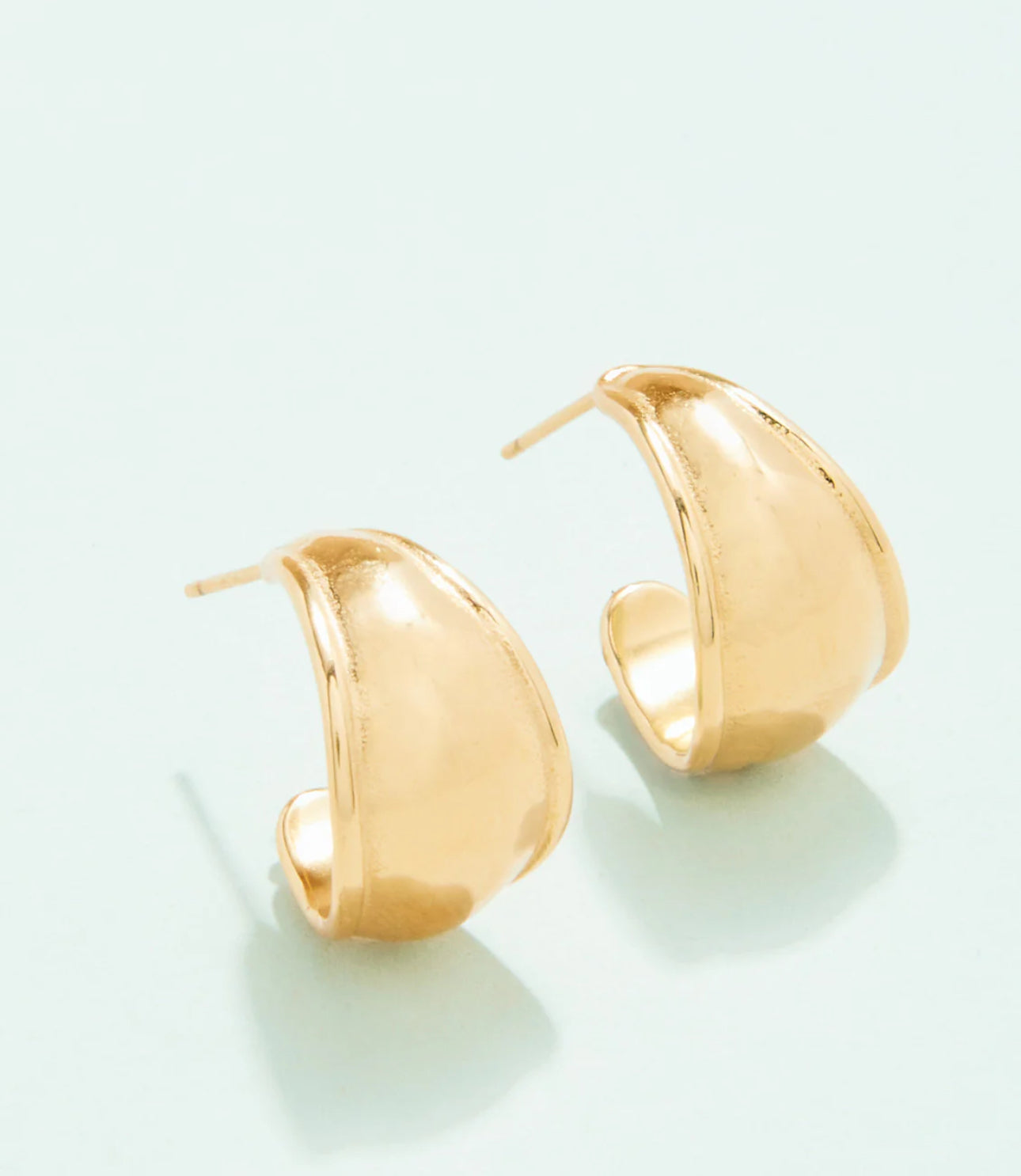 Spartina 449 SP Hawser Hoop Earrings-Gold