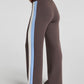 Spanx AirEssentials® Colorblock Track Pants - Dark Cacao/Powder