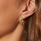 Spartina 449 Barratt Hoop Earrings-Crystal