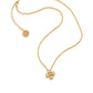 Capucine de Wulf “Berry Clover” Station Necklace-Gold