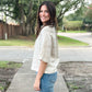 Johnny Was Linen Kimono Sleeve Shirt-Winona (Shell)