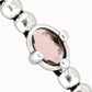 Uno de 50 “Ser Deslumbrante” (be stunning) Stretch Bracelet- Silver/Pink