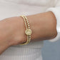 Enewton Ecollegiate Classic Gold 3mm Bracelet - University of Oklahoma Disc