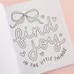 Pippi Post "Bows & Blooms" Coloring Book