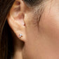 Spartina 449 SP Bubbles Flat Back Stud Earrings-Rose Opal