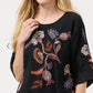 Johnny Was Mixed Media Dolman Blouse - Gineva