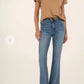 Kut from the Kloth "Stella" High Rise Fab Ab Flare-Hardworking