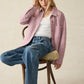 Faherty Epic Quilted Fleece Shirt Jacket-Orchid Heather