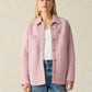 Faherty Epic Quilted Fleece Shirt Jacket-Orchid Heather